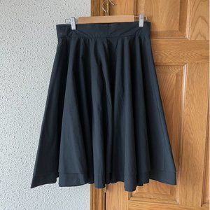 Black Vintage Style Full Skirt